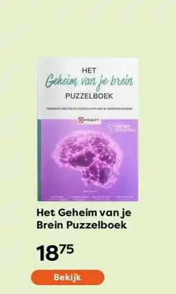 The Read Shop Het Geheim van je Brein Puzzelboek aanbieding