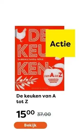 The Read Shop De keuken van A tot Z aanbieding