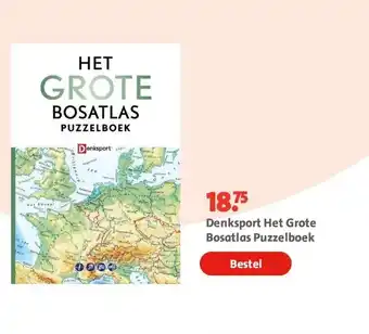 Bruna Denksport Het Grote Bosatlas Puzzelboek aanbieding