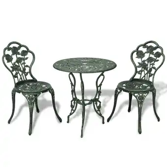 Praxis vidaXL Bistroset Bistrosets Groen bistro sets aanbieding