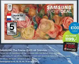 EP Beerepoot SAMSUNG The Frame QLED 4K Televisie QE55LS03D aanbieding