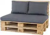 Praxis Madison palletkussen Panama grijs 120x80cm aanbieding