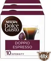 Bol.com NESCAFÉ Dolce Gusto capsules Doppio - 48 koffiecups aanbieding