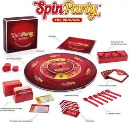 Bol.com Spin Party - Bordspel - Partyspel - 2-6 Spelers - Vanaf 14 jaar aanbieding