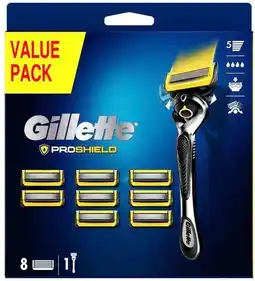 Bol.com GILLETTE FUSION PROSHIELD SCHEERSYSTEEM MET NAVULMESJES aanbieding