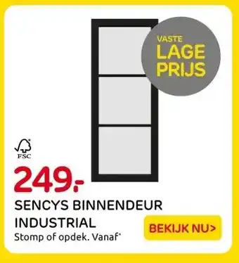 Praxis SENCYS BINNENDEUR INDUSTRIAL aanbieding