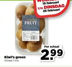 PLUS Kiwi's green aanbieding