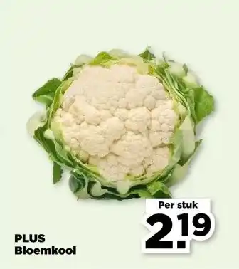 PLUS PLUS Bloemkool aanbieding