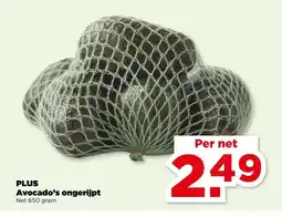 PLUS PLUS Avocado's ongerijpt aanbieding