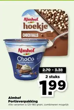 PLUS Almhof Portieverpakking aanbieding