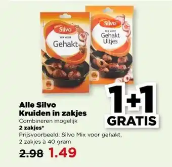 PLUS Alle Silvo Kruiden in zakjes aanbieding