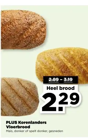 PLUS PLUS Korenlanders Vloerbrood aanbieding