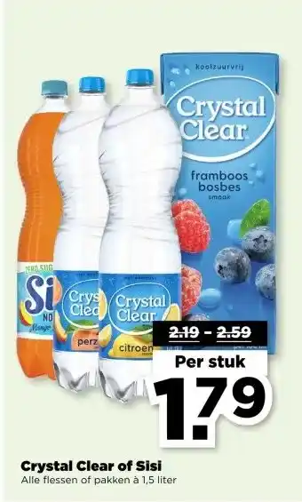 PLUS Crystal Clear of Sisi aanbieding