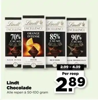 PLUS Lindt Chocolade aanbieding