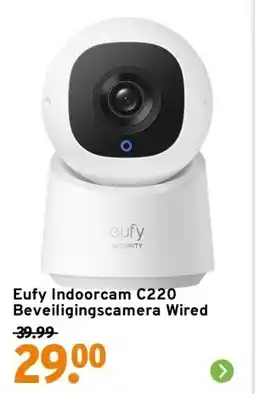 GAMMA Eufy Indoorcam C220 Beveiligingscamera Wired aanbieding