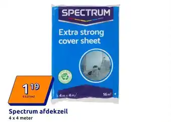 Action Spectrum afdekzeil aanbieding