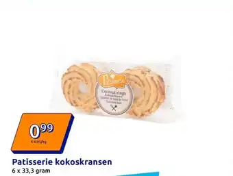 Action Patisserie kokoskransen aanbieding