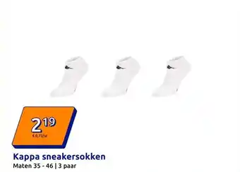 Action Kappa sneakersokken aanbieding