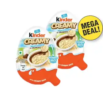 Budget Food Kinder Cream & Crunchy aanbieding