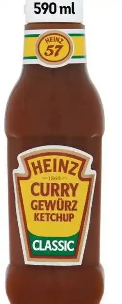 Budget Food Heinz Curry Gewürz Ketchup aanbieding