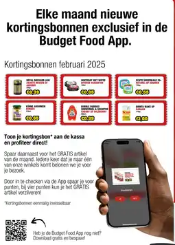 Budget Food Budget Food App aanbieding