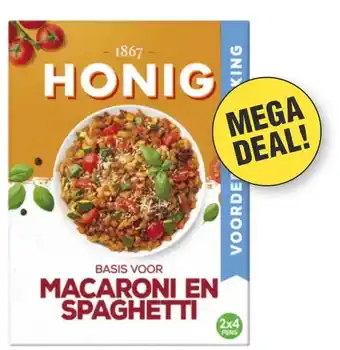 Budget Food Honig Mix Macaroni & Spaghetti aanbieding