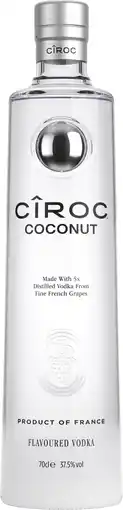 Drankdozijn Ciroc Coconut Vodka 70CL aanbieding