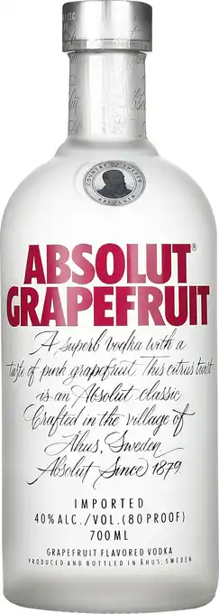 Drankdozijn Absolut Grapefruit 70CL aanbieding