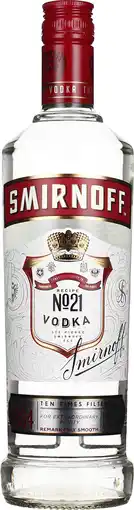 Drankdozijn Smirnoff Vodka 70CL aanbieding