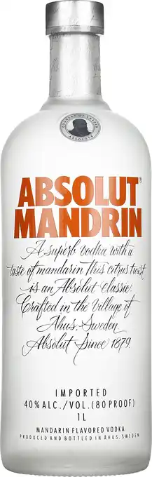 Drankdozijn Absolut Mandrin 1LTR aanbieding