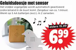 Dirk Geluidsdoosje met sensor aanbieding