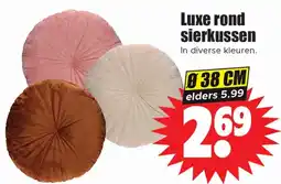 Dirk Luxe rond sierkussen aanbieding