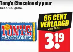 Dirk Tony's Chocolonely puur aanbieding