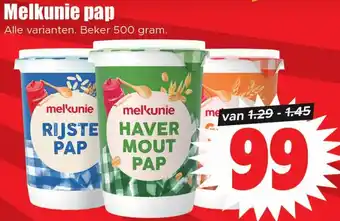 Dirk Melkunie pap aanbieding