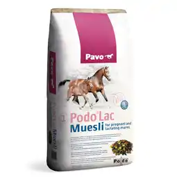 Zooplus 15kg Pavo Podo Lac muesli paardenvoer aanbieding