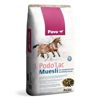 Zooplus 15kg Pavo Podo Lac muesli paardenvoer aanbieding