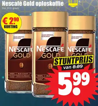 Dirk Nescafé Gold oploskoffie aanbieding