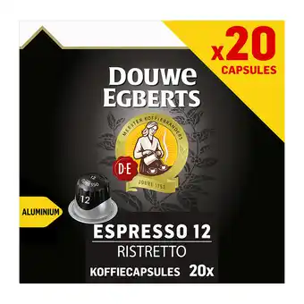 Koffievoordeel.nl Douwe Egberts Espresso Ristretto - 20 koffiecups aanbieding