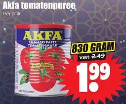 Dirk Akfa tomatenpuree aanbieding