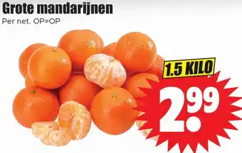 Dirk Grote mandarijnen aanbieding