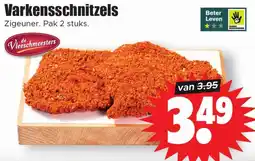 Dirk Varkensschnitzels aanbieding