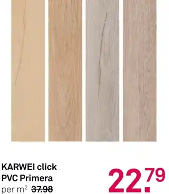 Karwei KARWEI click PVC Primera aanbieding