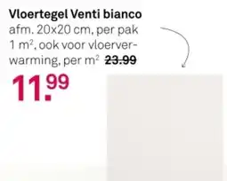 Karwei Vloertegel Venti bianco aanbieding