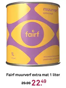 Karwei Fairf muurverf extra mat aanbieding