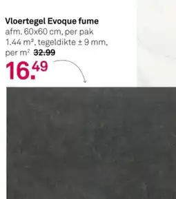 Karwei Vloertegel Evoque fume aanbieding