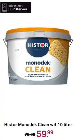 Karwei Histor Monodek Clean aanbieding