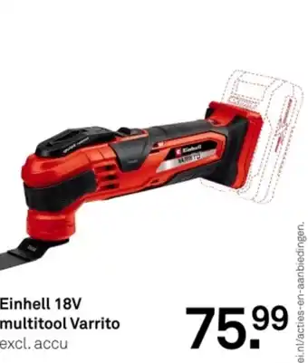 Karwei Einhell 18V multitool Varrito aanbieding