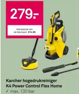 Karwei Karcher hogedrukreiniger K4 Power Control Flex Home aanbieding