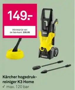 Karwei Kärcher hogedruk reiniger K3 Home aanbieding