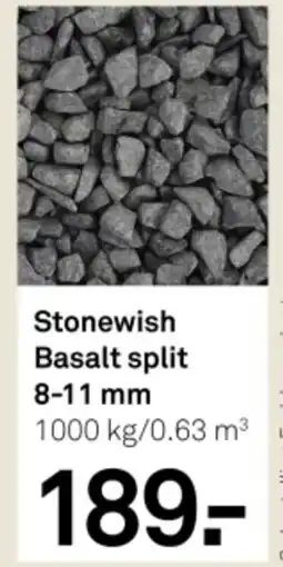 Karwei Stonewish Basalt split aanbieding